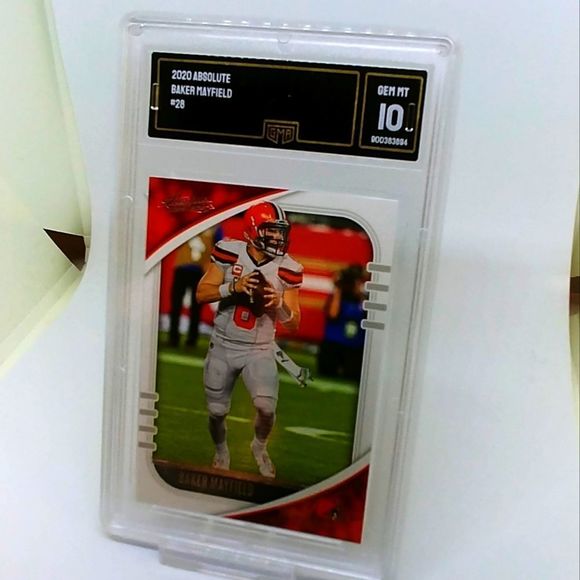 2020 ABSOLUTE BAKER MAYFIELD #28 GEM 10 - Picture 3 of 3